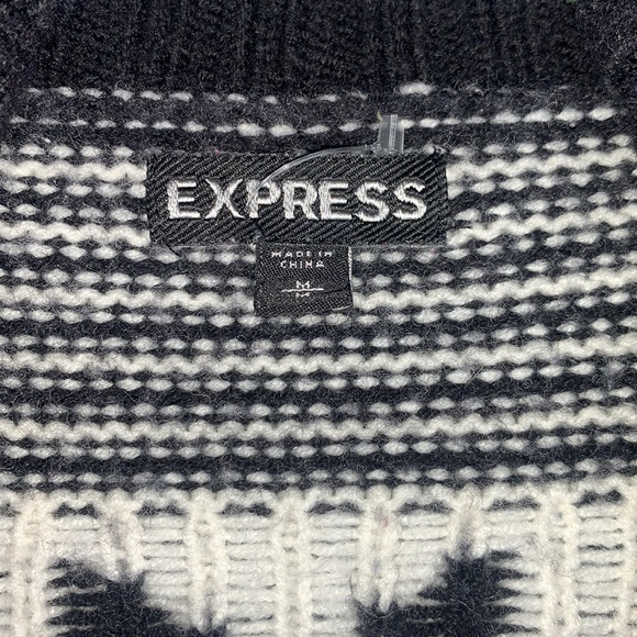 Express Heavy Drape Open Front Wool Blend Cardigan - Picture 5 of 7